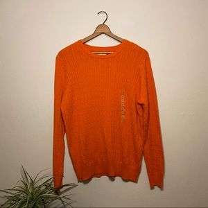 NWOT Kim Rogers Cable Knit Sweater